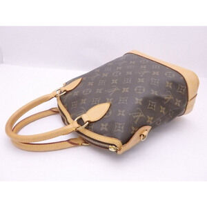 Louis Vuitton Monogram Brown Handbag Canvas Lockit
